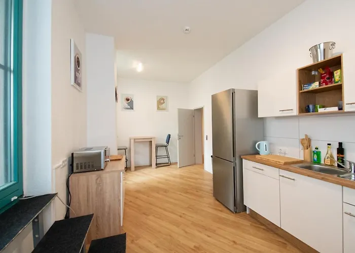 公寓 Halle - Zentral - Terrasse - Weber Grill *